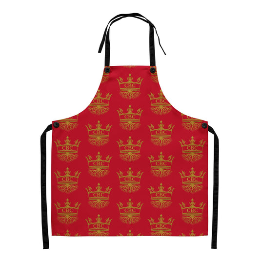 CBC Chef's Apron (Red) lifestyle product image featuring CBC design and brand styling.
