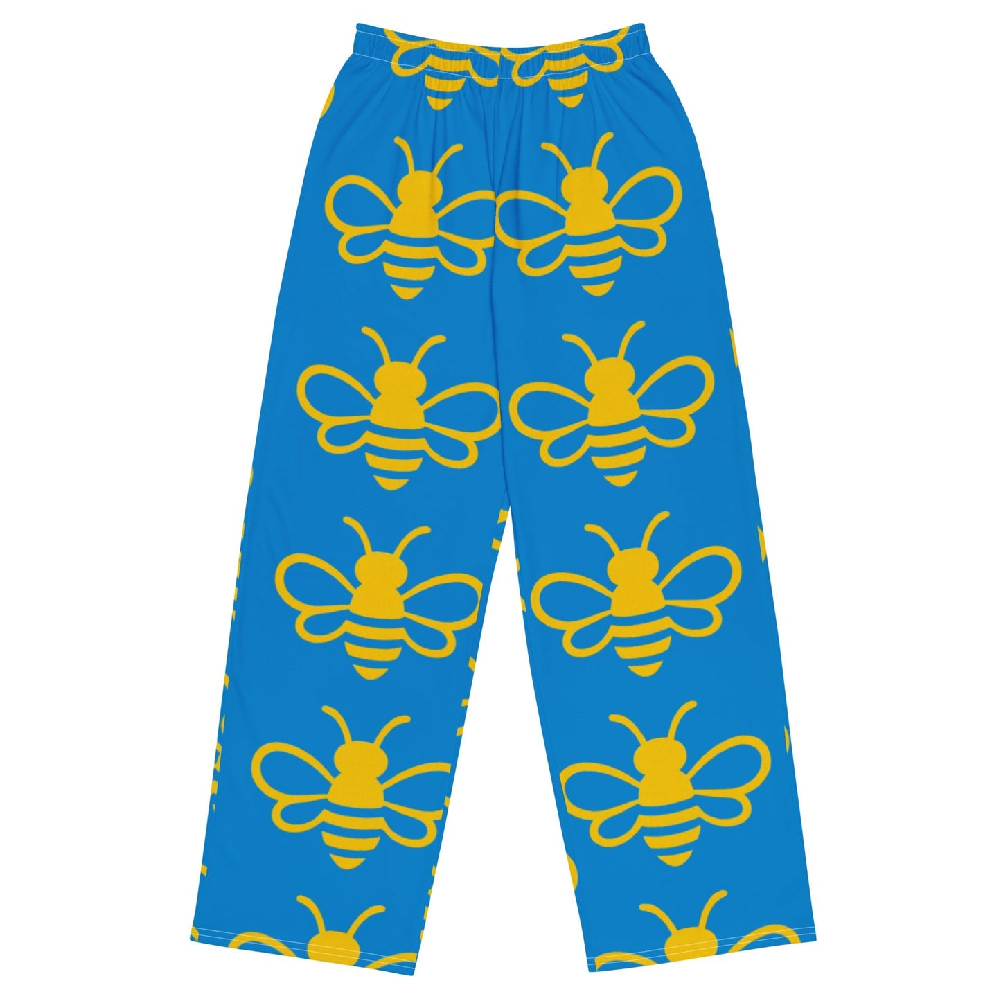 MHA Bee Inspired Wide-Leg (Aqua-Blue) Loungewear – branded streetwear item
