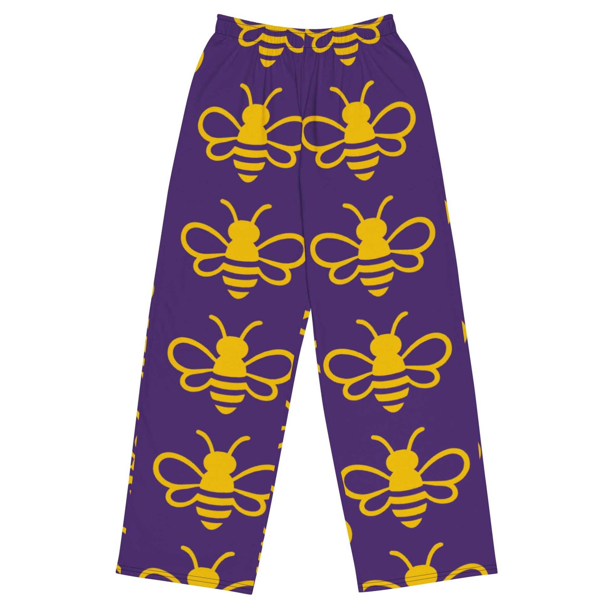 MHA Bee Inspired Wide-Leg (Purple) Loungewear – branded streetwear item