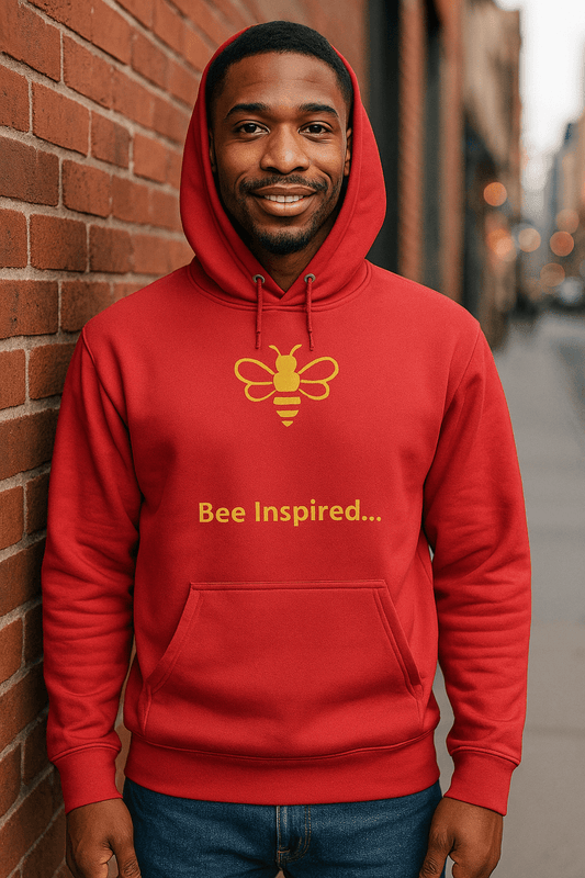 MHA Bee Inspired Hoodie – branded streetwear item