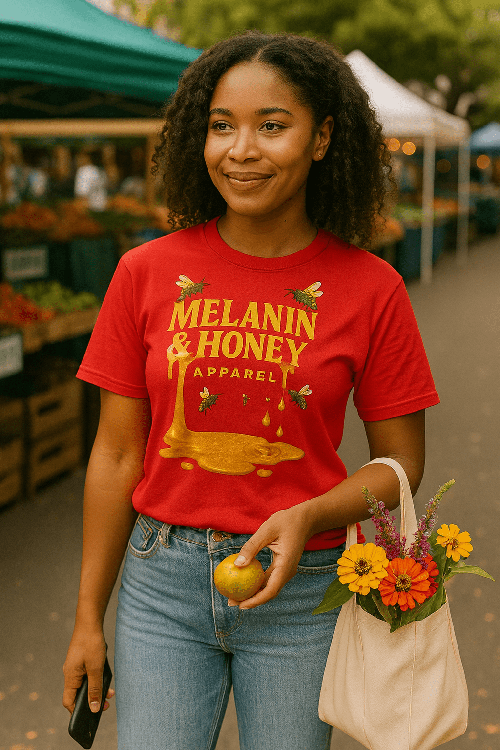 MHA Honey Drip Short-Sleeve T-Shirt – branded streetwear item