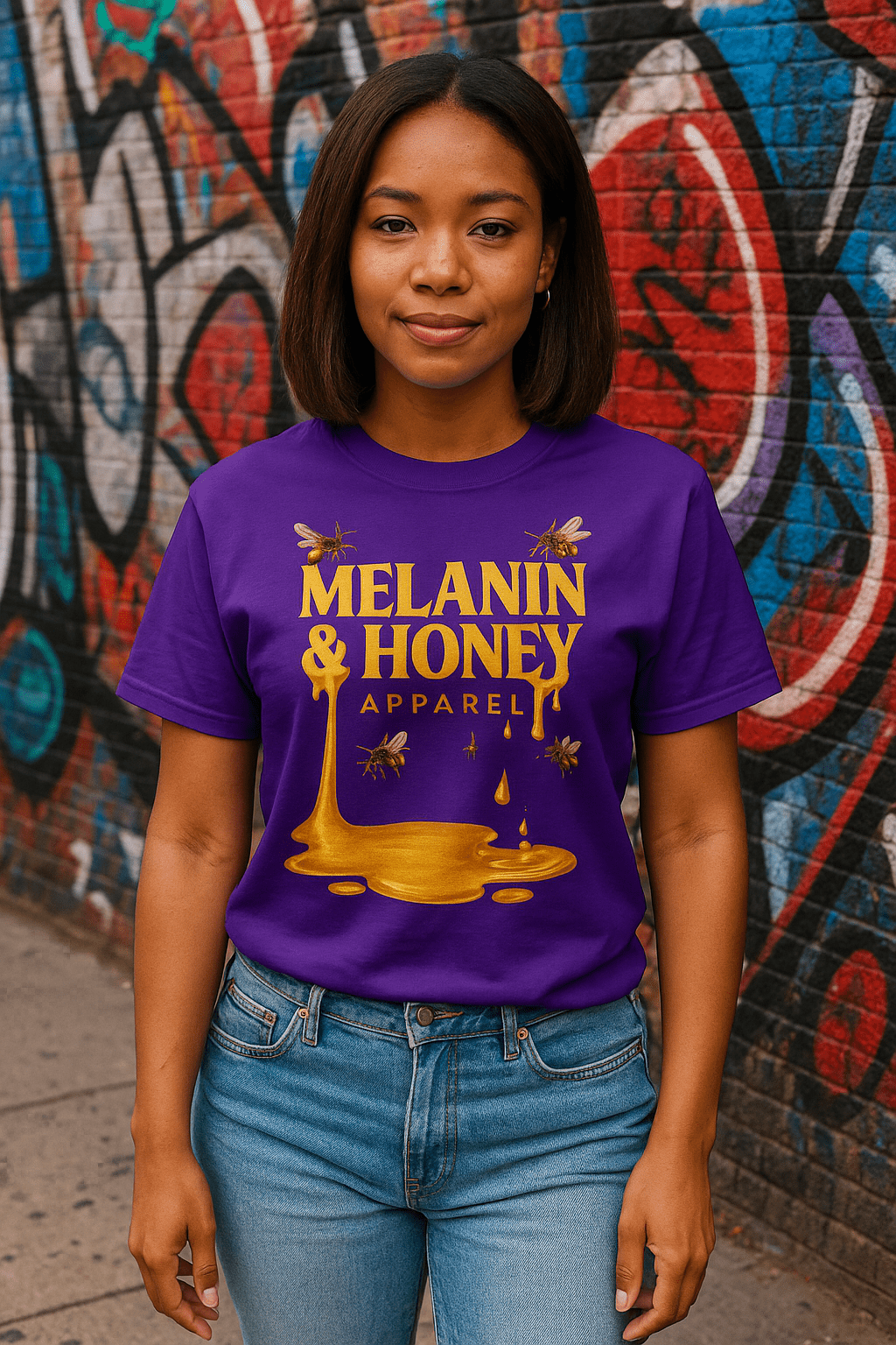 MHA Honey Drip Short-Sleeve T-Shirt – branded streetwear item