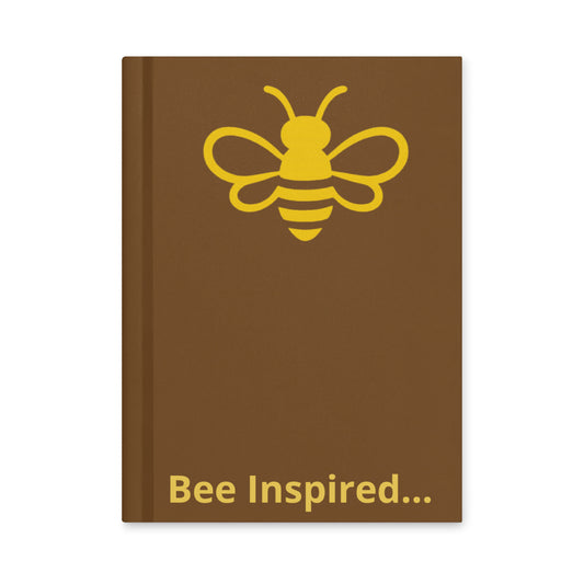 MHA Bee Inspired Hardcover (Brown) Journal – branded streetwear item