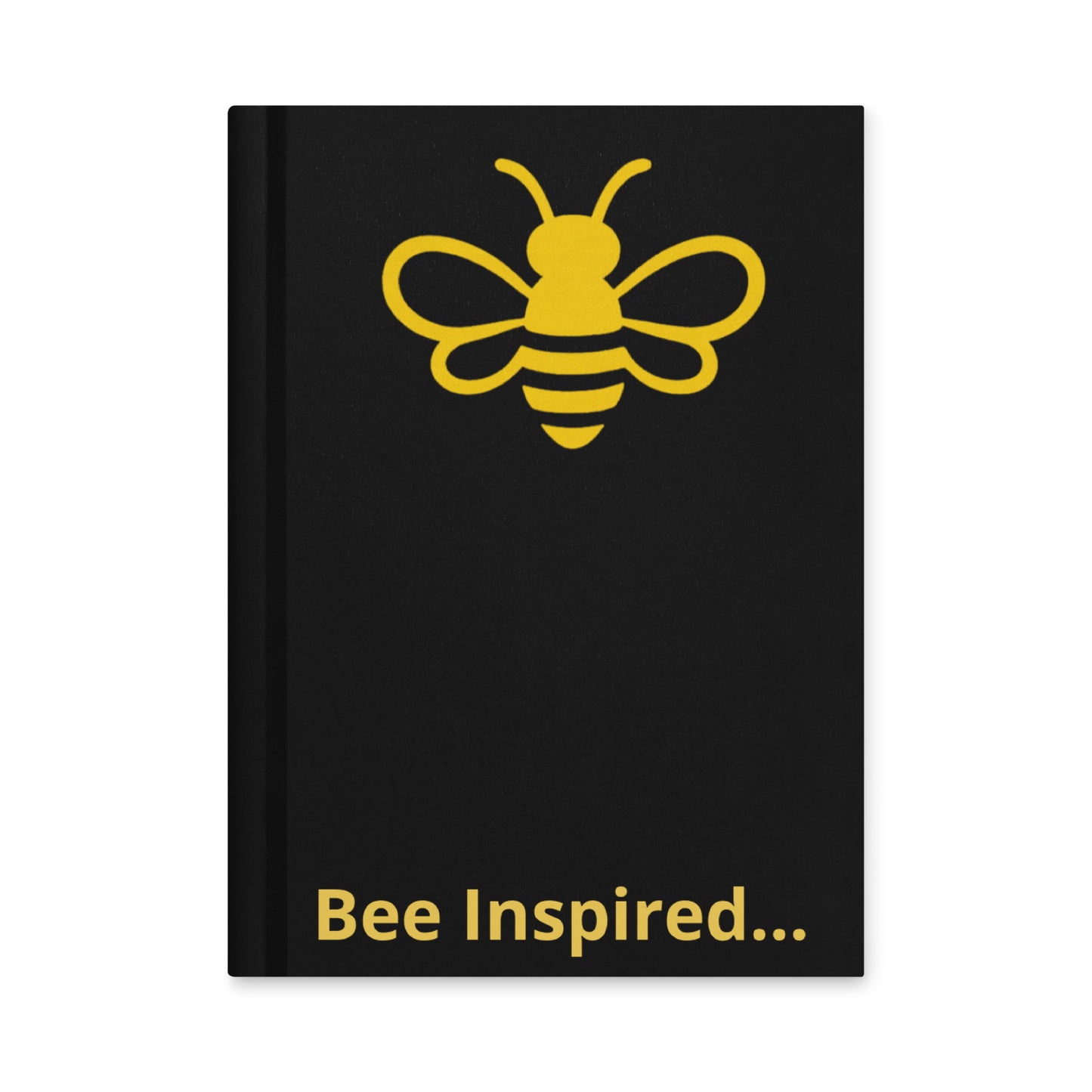 MHA Bee Inspired Hardcover (Black) Journal – branded streetwear item