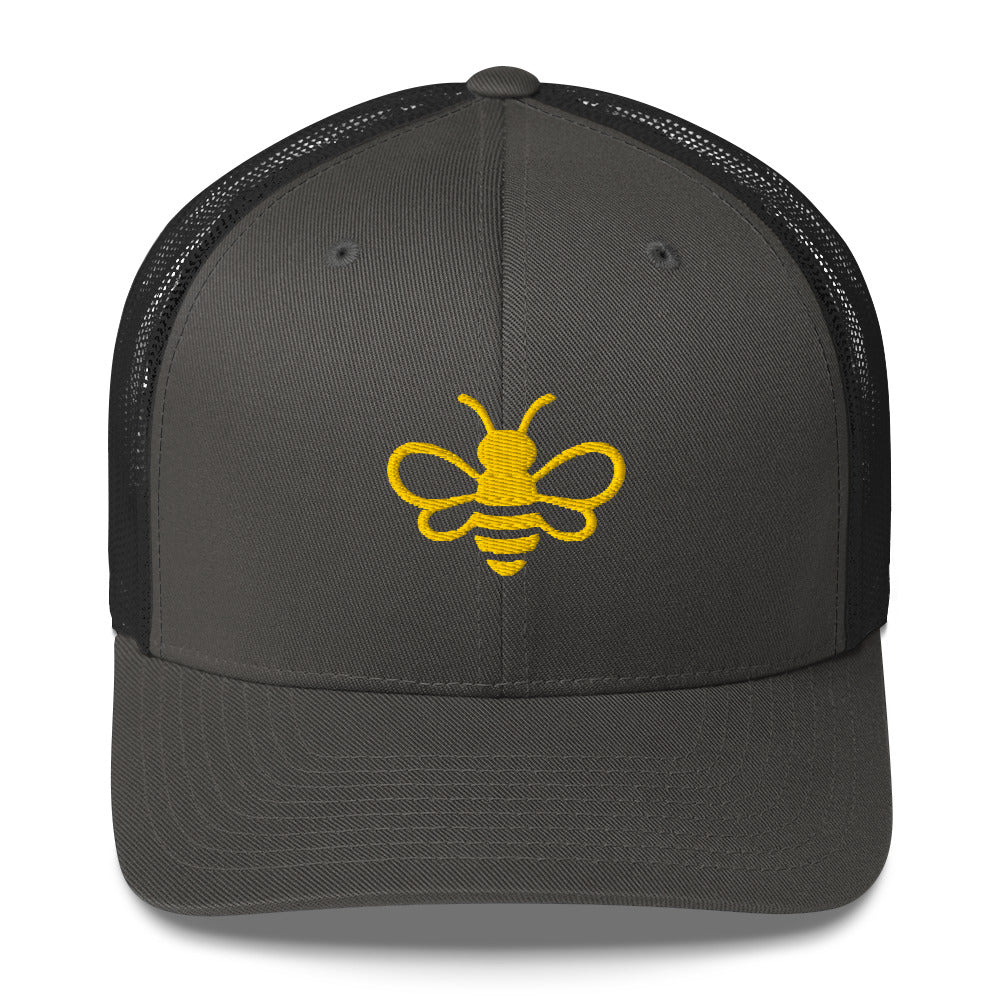 MHA Bee Inspired (EMB) Trucker – branded streetwear item