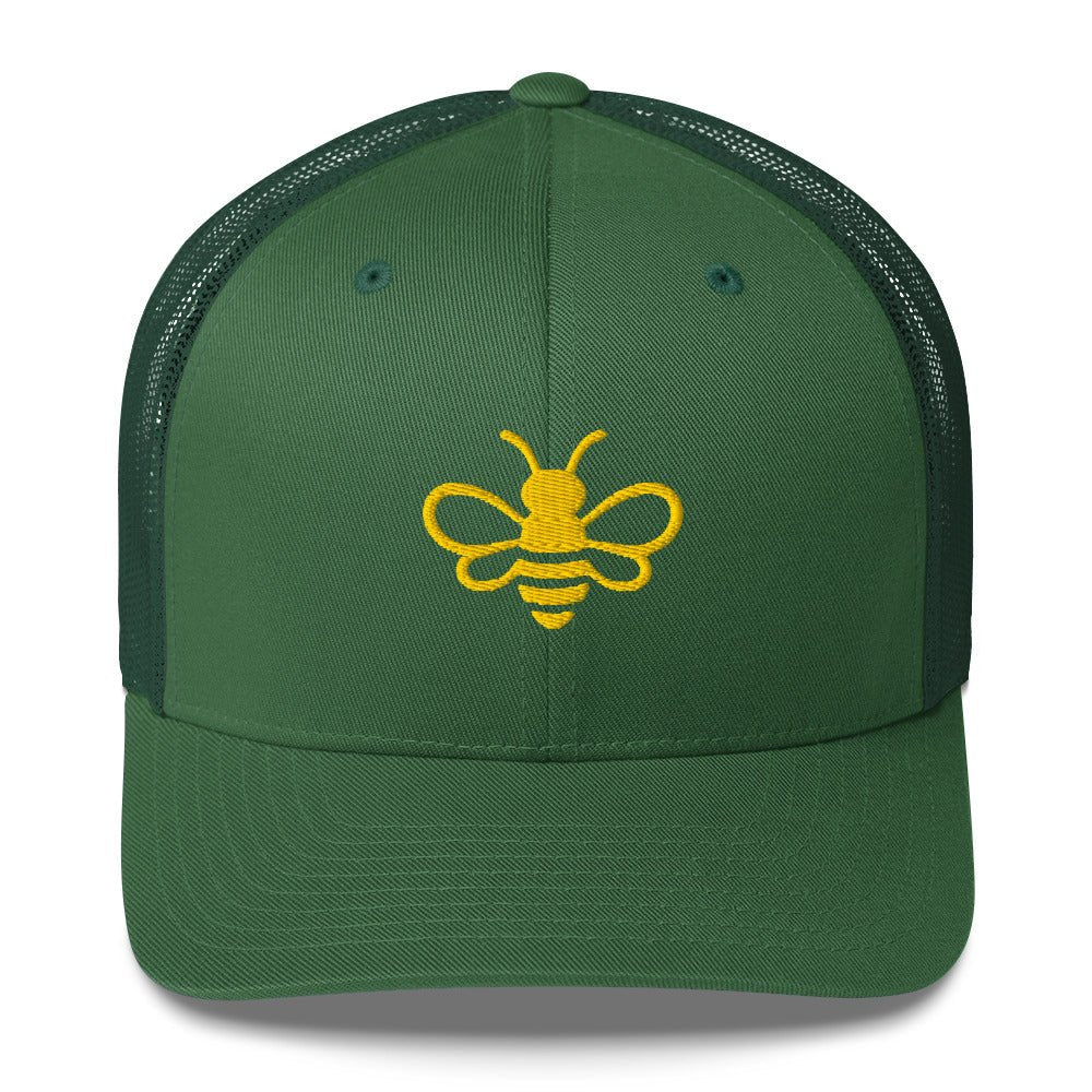 MHA Bee Inspired (EMB) Trucker – branded streetwear item