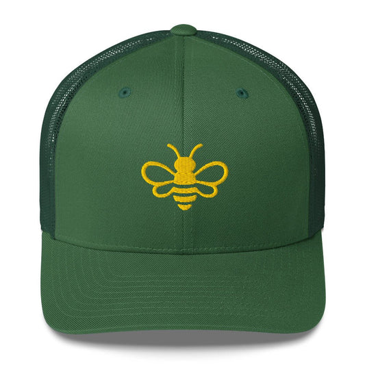 MHA Bee Inspired (EMB) Trucker – branded streetwear item