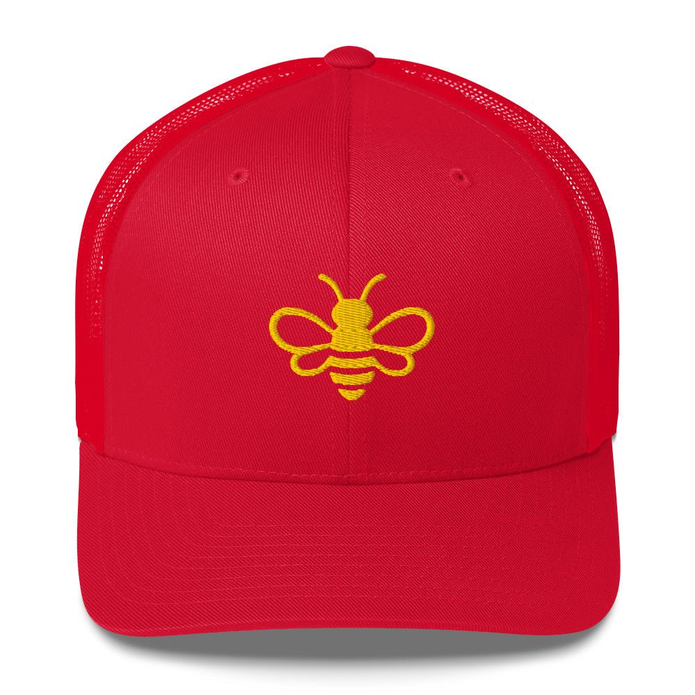 MHA Bee Inspired (EMB) Trucker – branded streetwear item