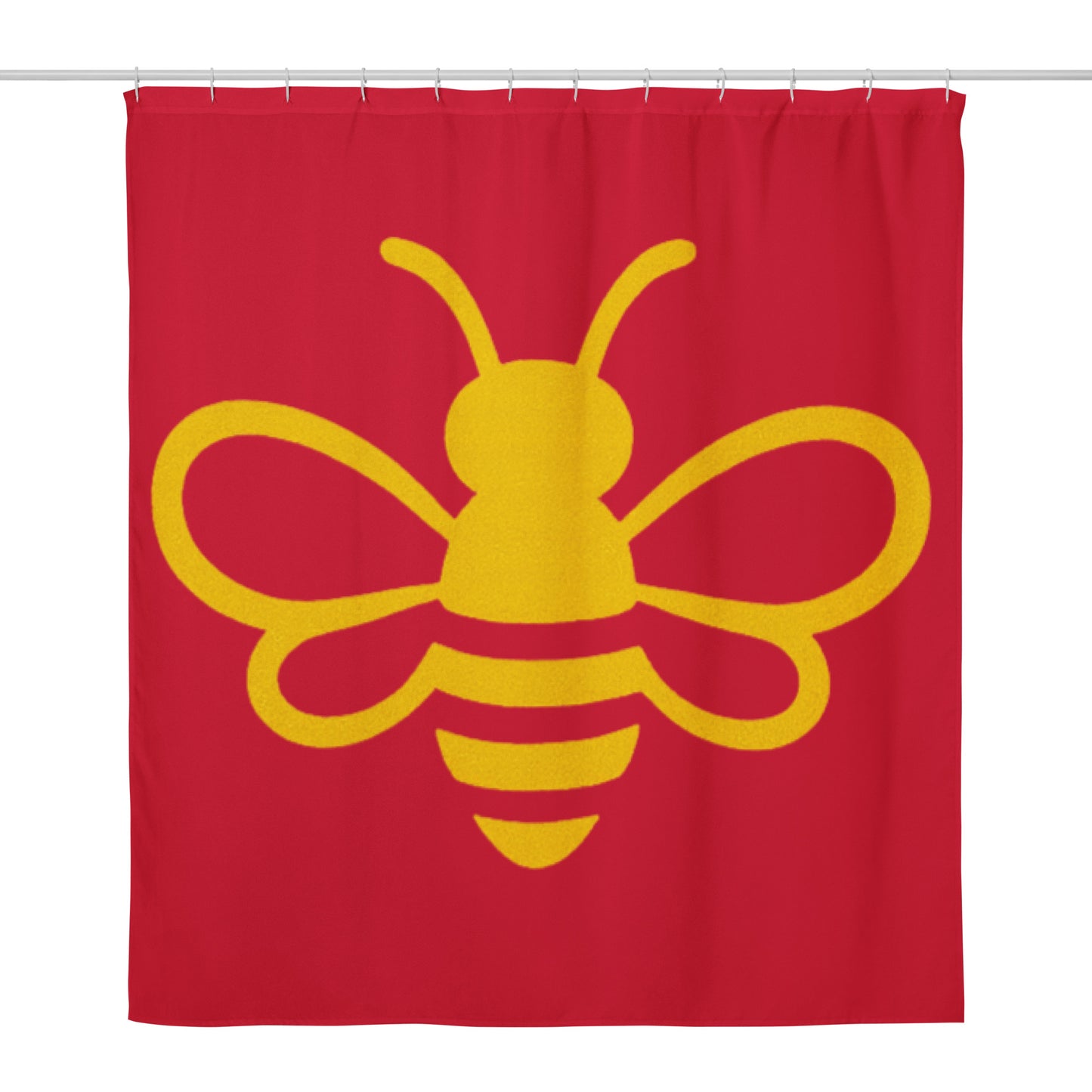 MHA Bee Inspired Shower (Red) Curtain – branded streetwear item