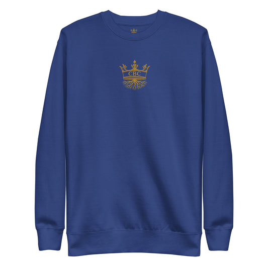 CBC The Crowning Crewneck featuring the signature Crowned by Culture design in a premium lifestyle look.