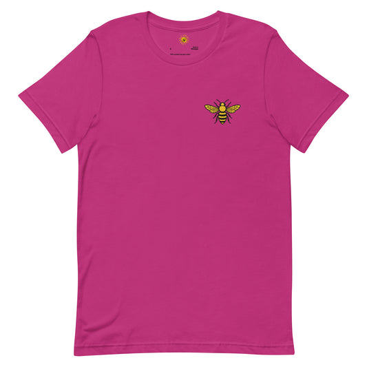 Unisex MHA Bee Classic Tee featuring the signature bee logo on the front.