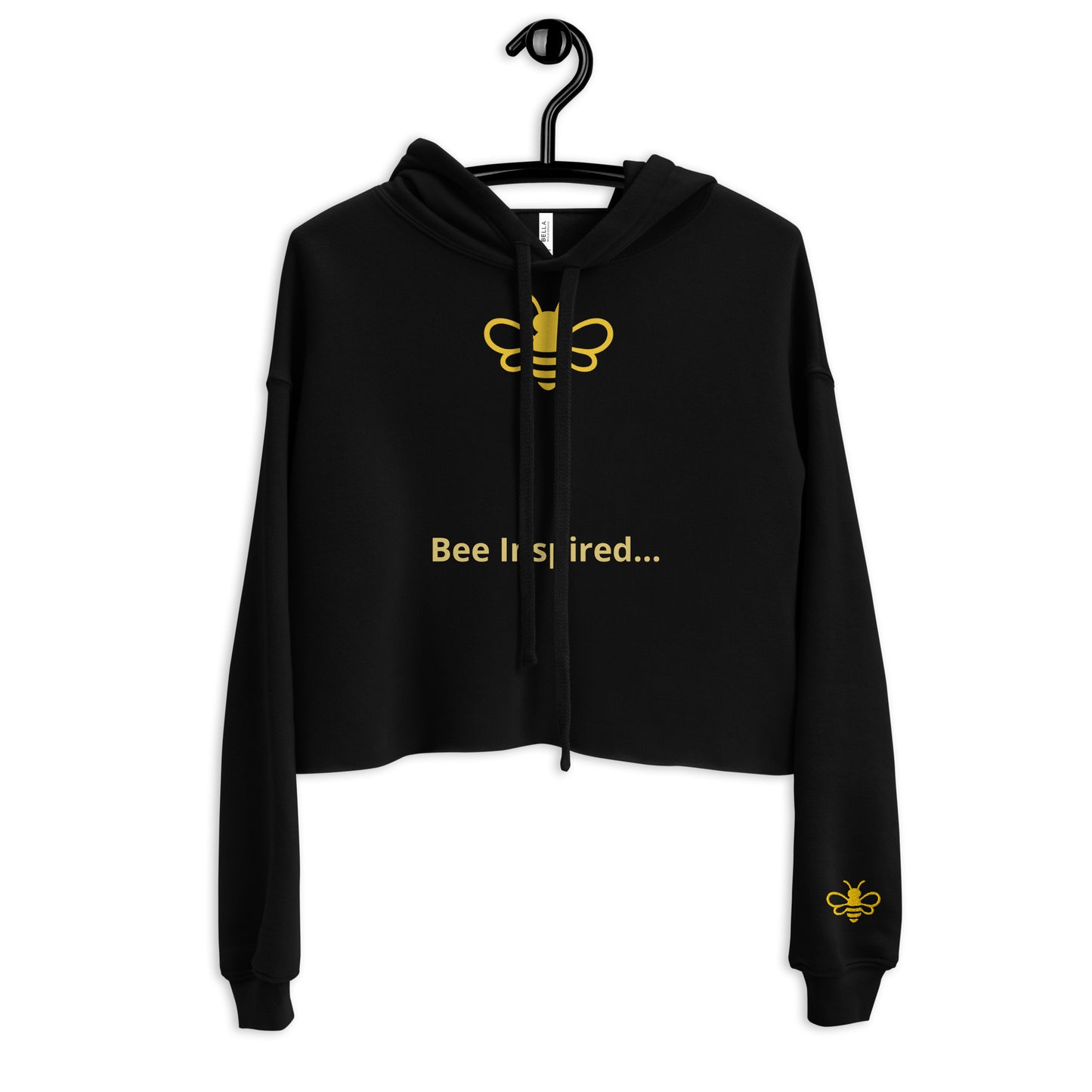MHA Bee Inspired Crop Top Hoodie - branded streetwear item