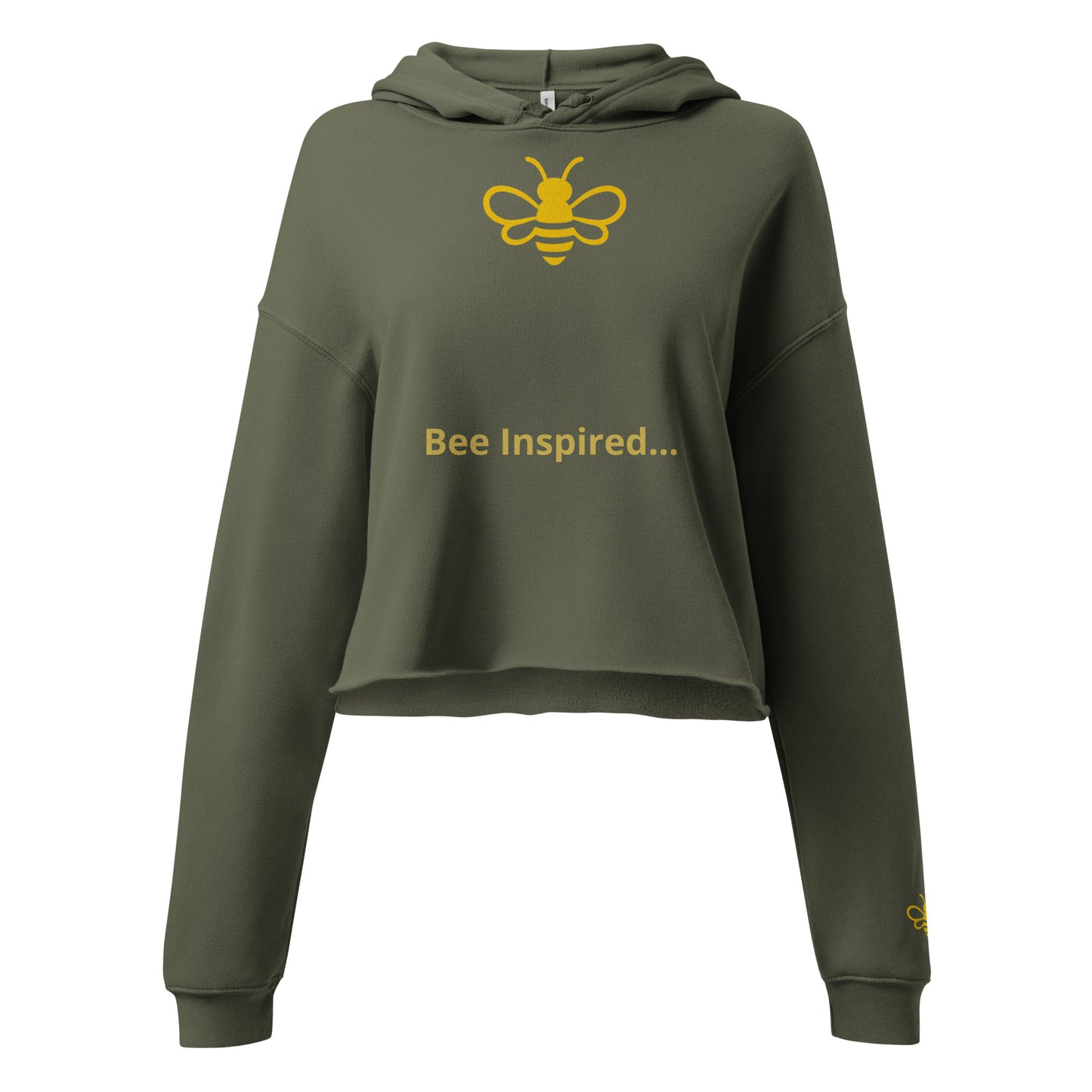 MHA Bee Inspired Crop Top Hoodie - branded streetwear item