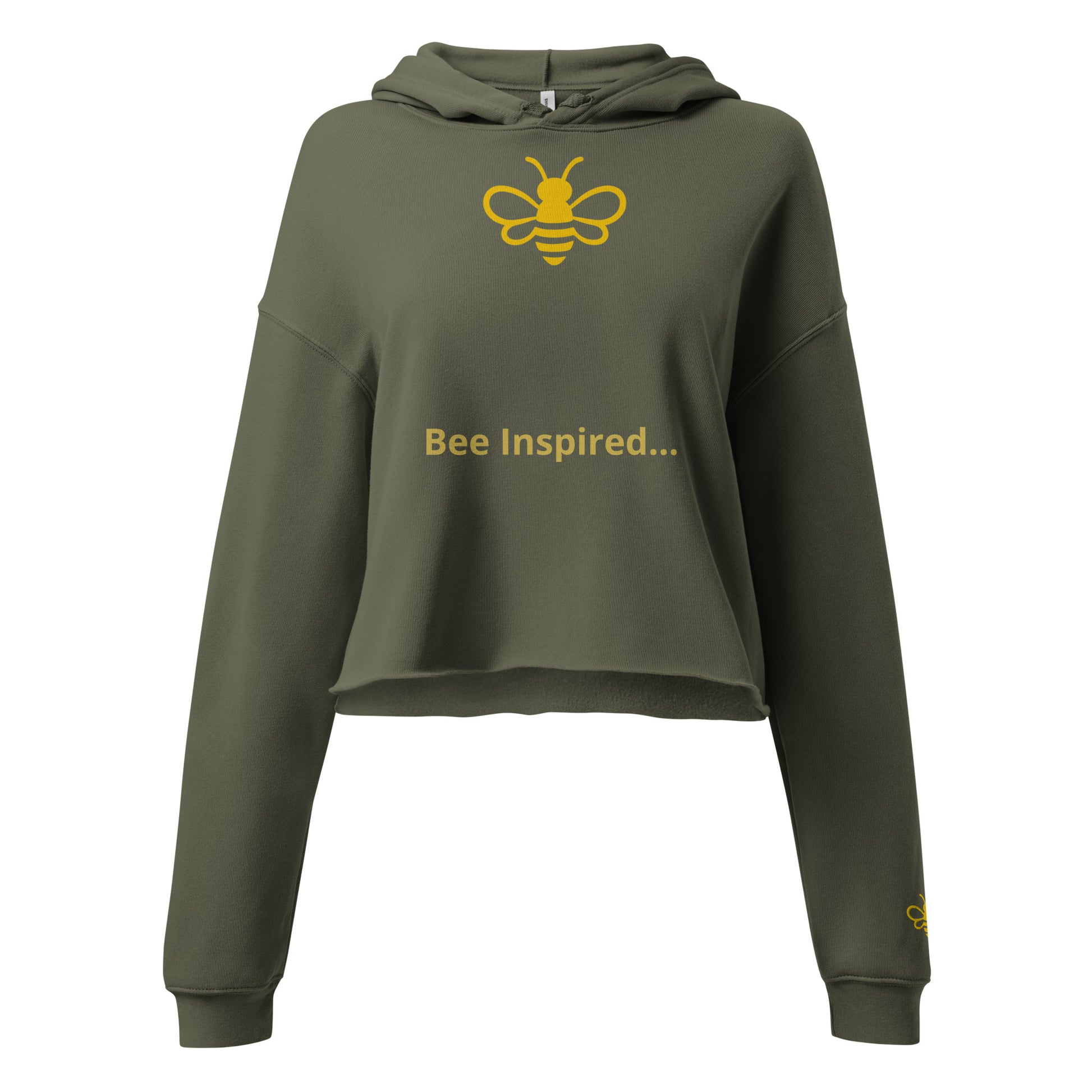 MHA Bee Inspired Crop Top Hoodie - branded streetwear item