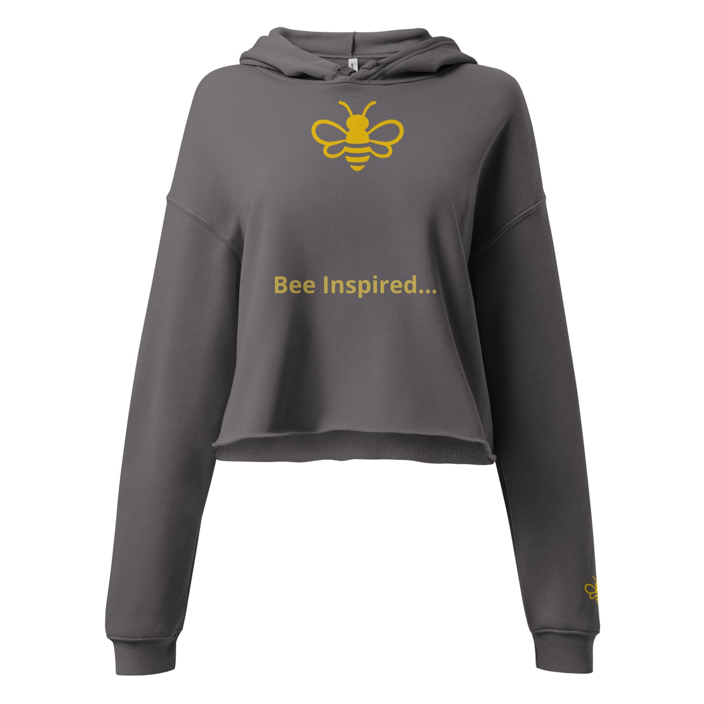 MHA Bee Inspired Crop Top Hoodie - branded streetwear item
