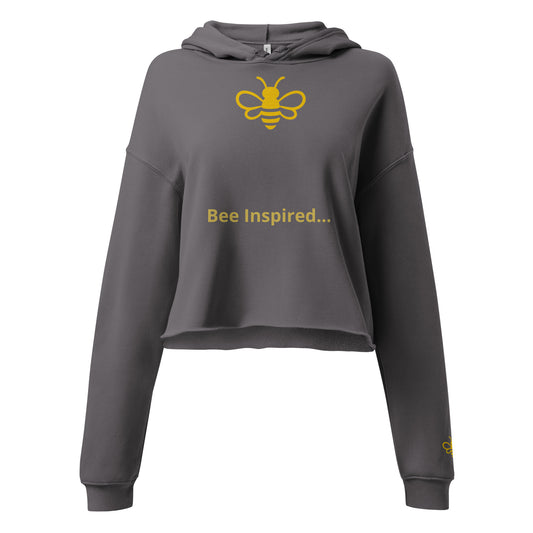 MHA Bee Inspired Crop Top Hoodie - branded streetwear item