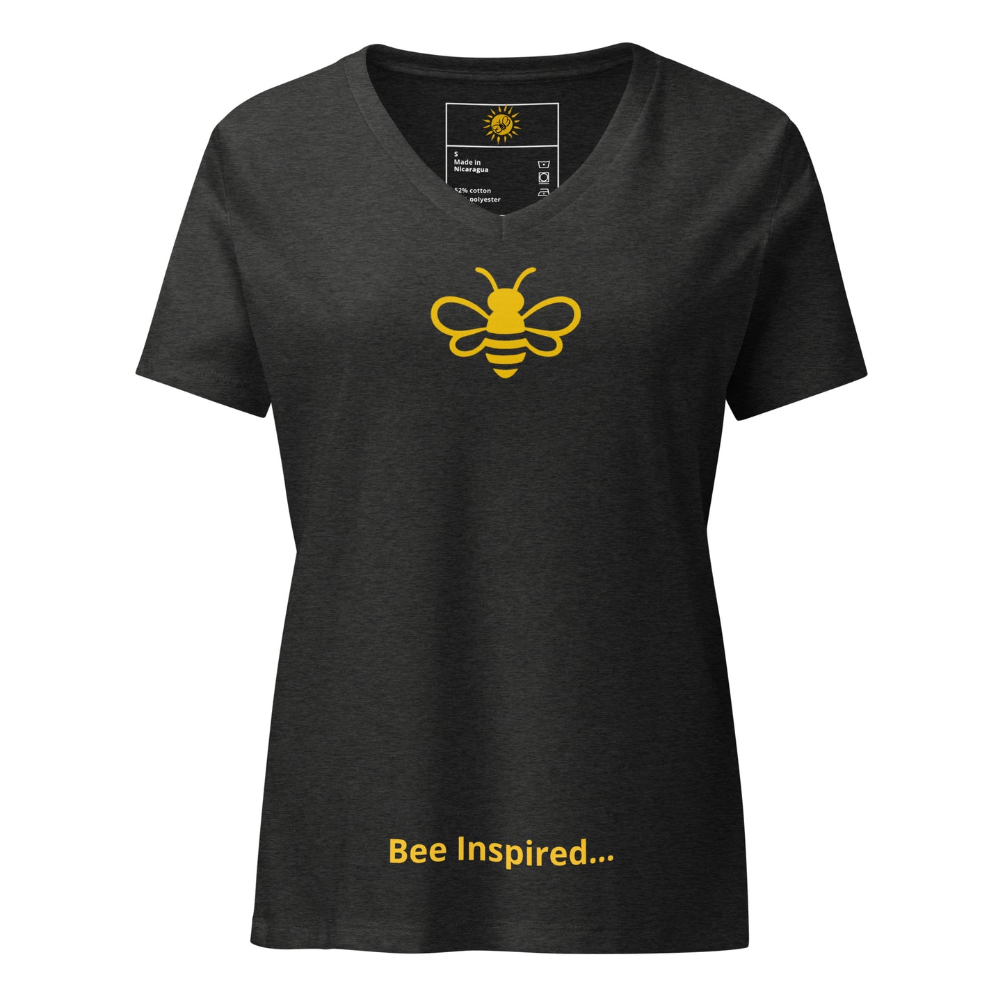 MHA Bee Inspired Women's V-Neck T-shirt – branded streetwear item