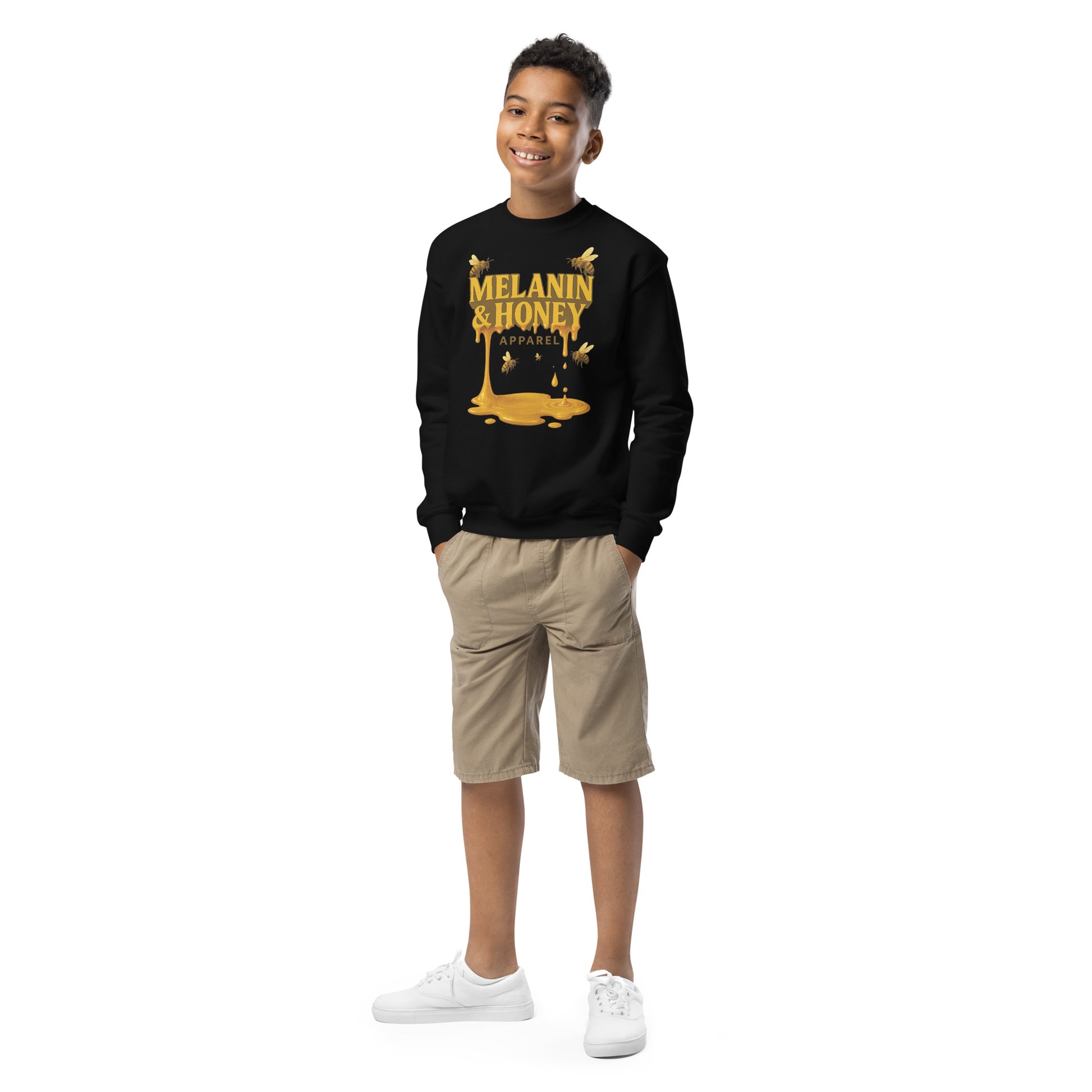 MHA Honey Drip Youth Sweatshirt – branded streetwear item