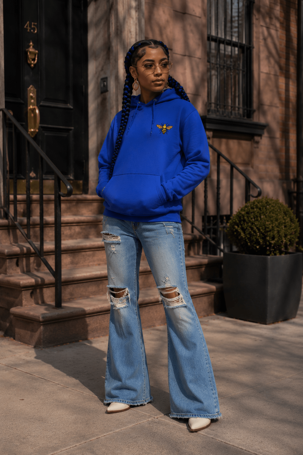 MHA Bee Classic Hoodie – Signature Edition lifestyle product image featuring MHA design and brand styling. 