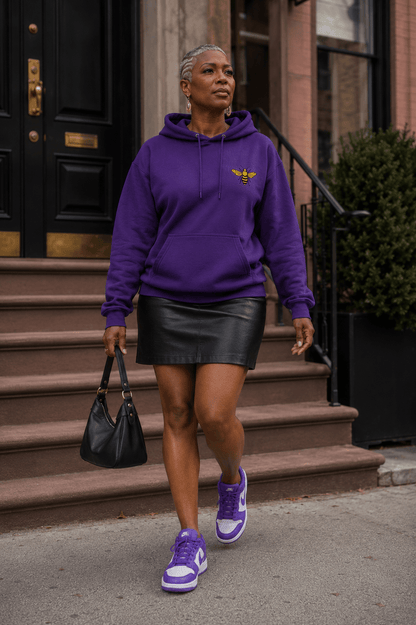 MHA Bee Classic Hoodie – Signature Edition lifestyle product image featuring MHA design and brand styling. 