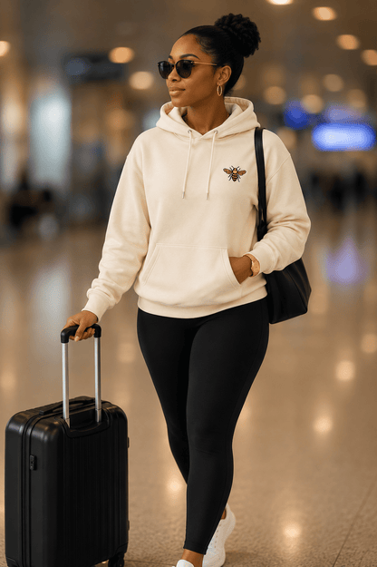 MHA Bee Classic Hoodie – Signature Edition lifestyle product image featuring MHA design and brand styling. 