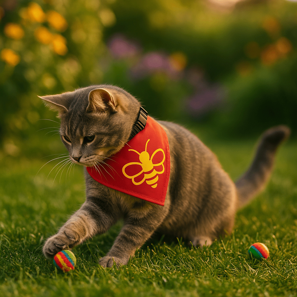 MHA Bee Inspired Pet Bandana (Red) Collar – branded streetwear item