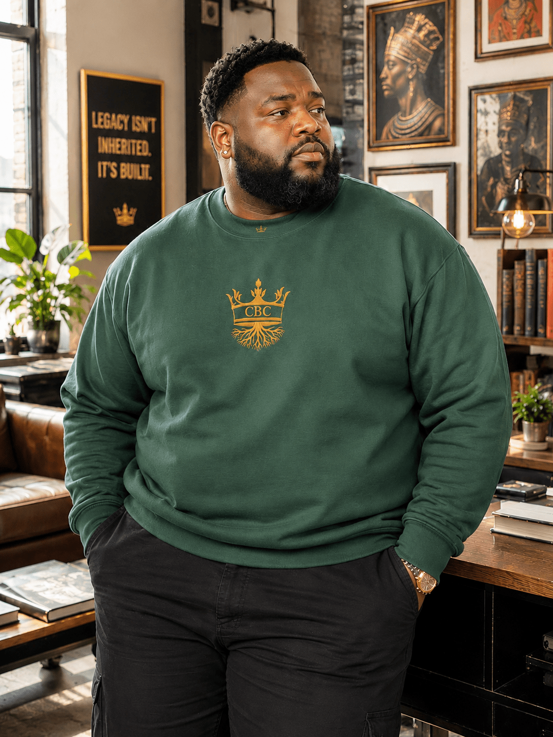 CBC The Crowning Crewneck (EMB)