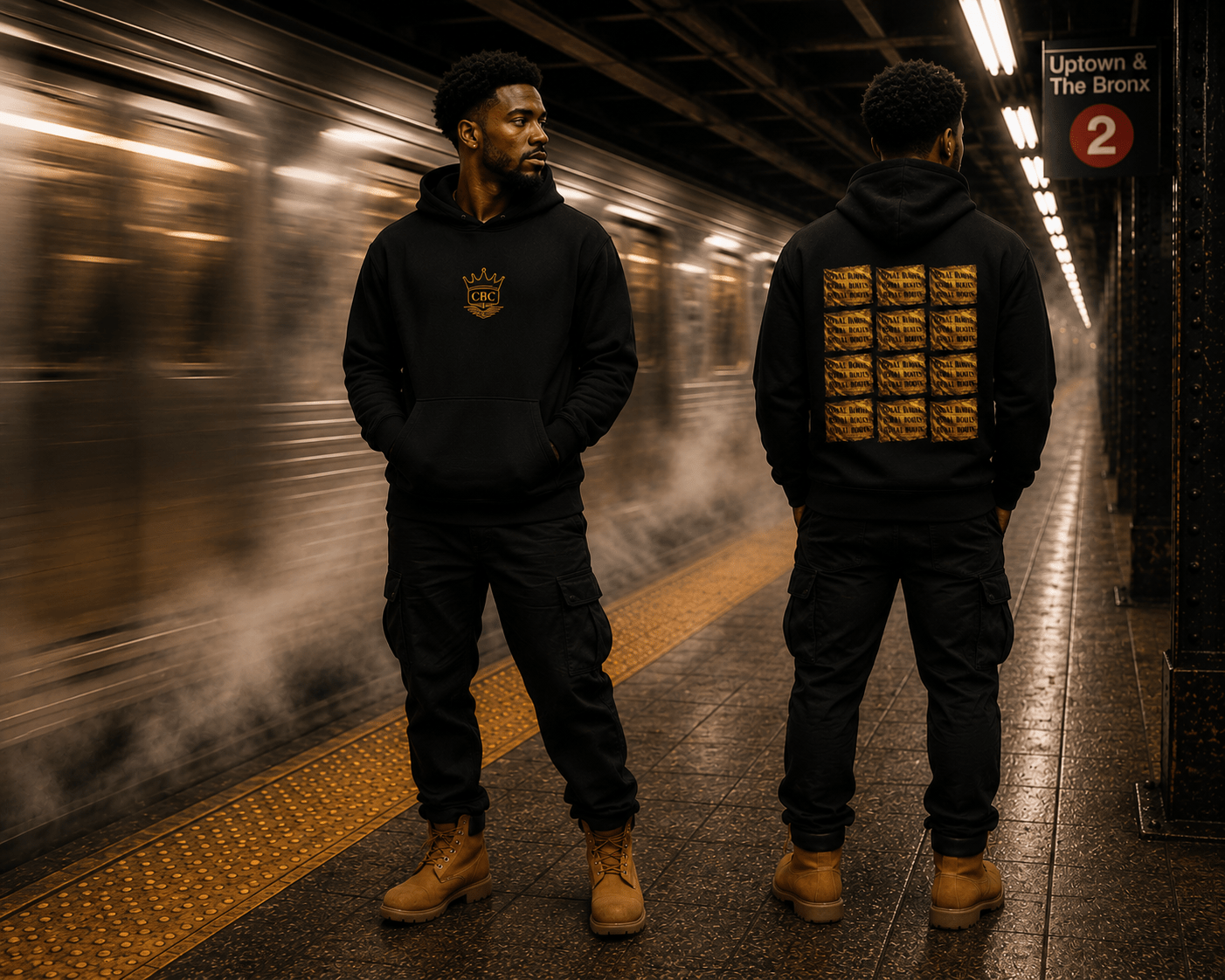 CBC (EMB) Hoodie (Royal Roots) lifestyle product image featuring CBC design and brand styling.