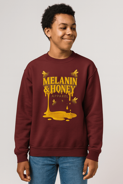 MHA Honey Drip Youth Sweatshirt – branded streetwear item