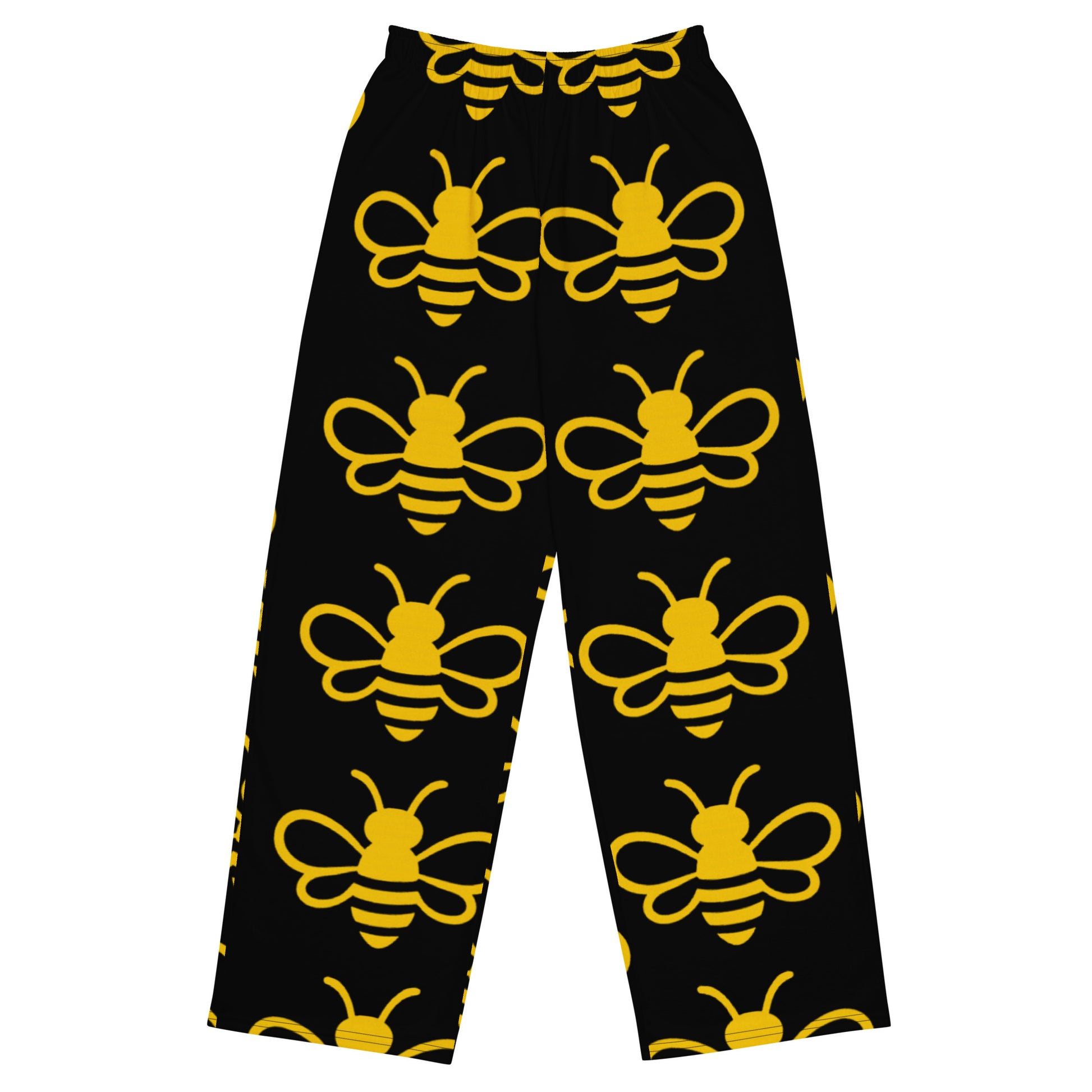MHA Bee Inspired Wide-Leg (Black) Loungewear – branded streetwear item