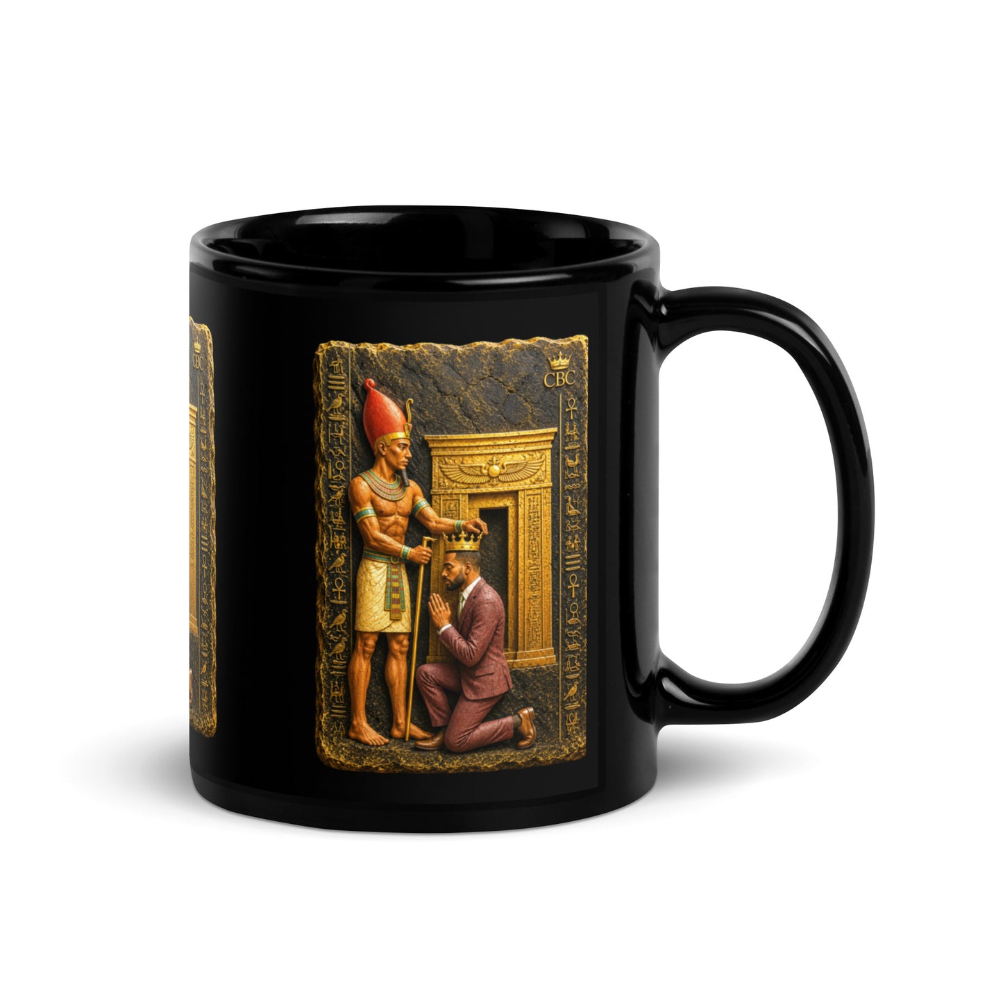CBC The Crowning Mug featuring the Crowned by Culture design on a glossy ceramic lifestyle mug.