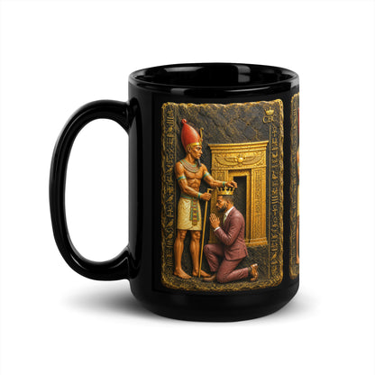 CBC The Crowning Mug featuring the Crowned by Culture design on a glossy ceramic lifestyle mug.