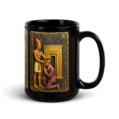 CBC The Crowning Mug featuring the Crowned by Culture design on a glossy ceramic lifestyle mug.