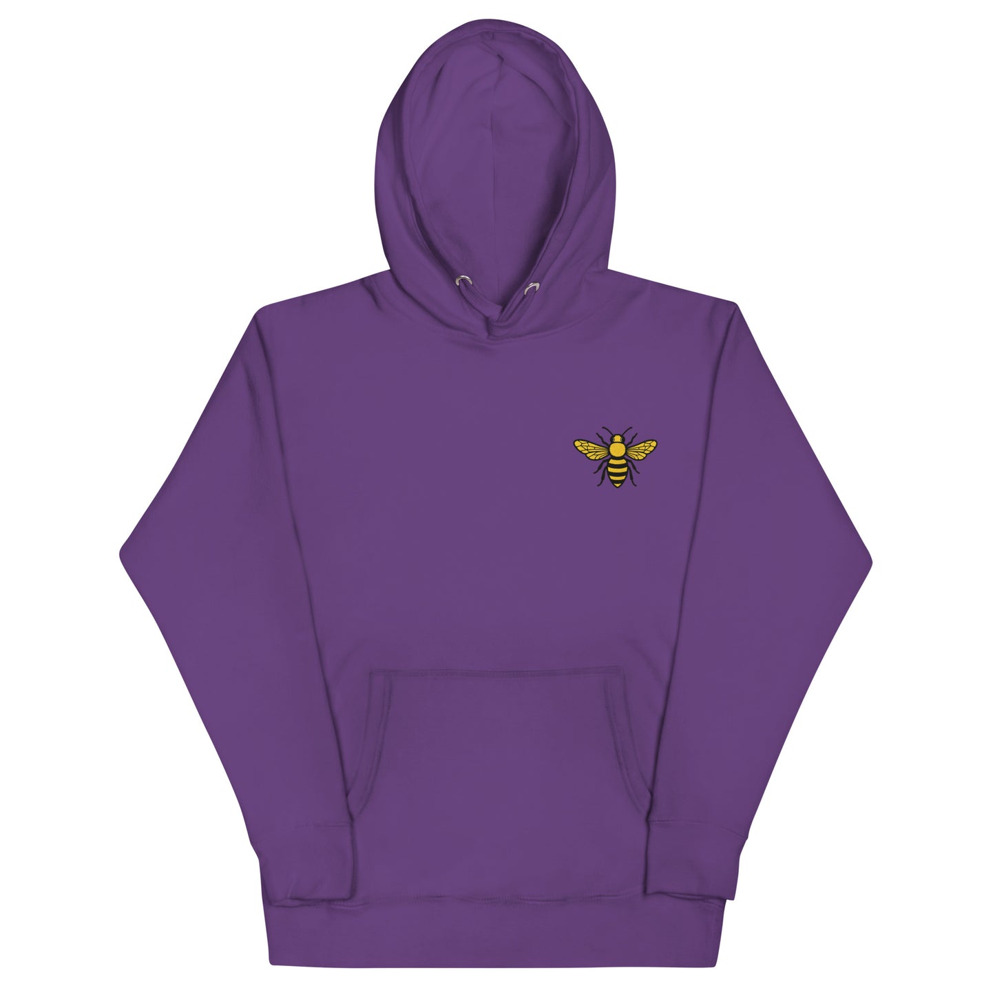 MHA Bee Classic Hoodie with small bee emblem printed on the chest.