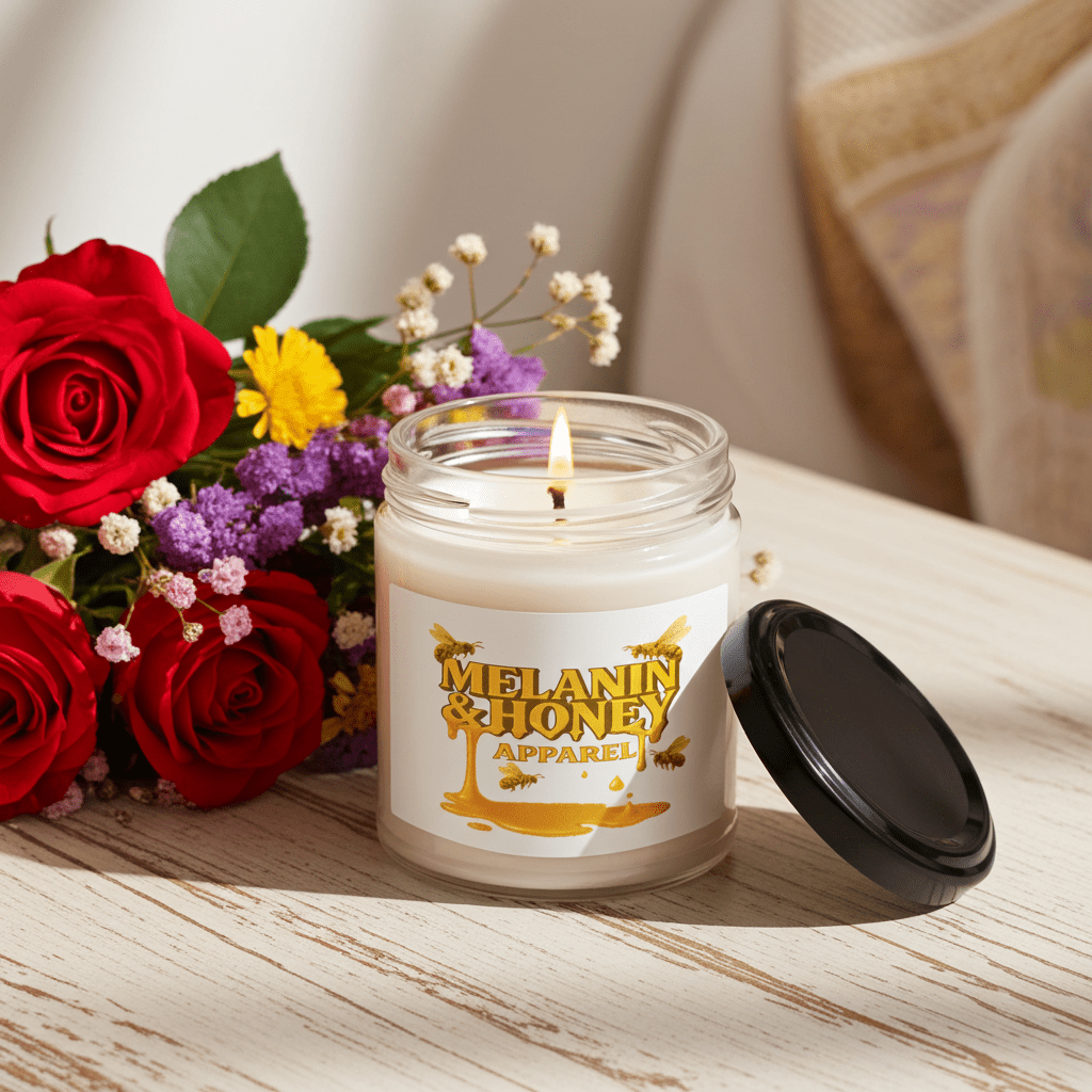 MHA Honey Drip Scented Candles lifestyle product image featuring MHA design and brand styling.