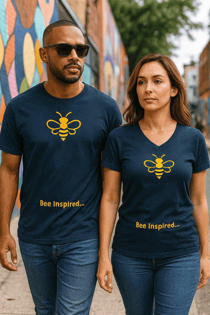 MHA Bee Inspired Short Sleeve T-Shirt – branded streetwear item
