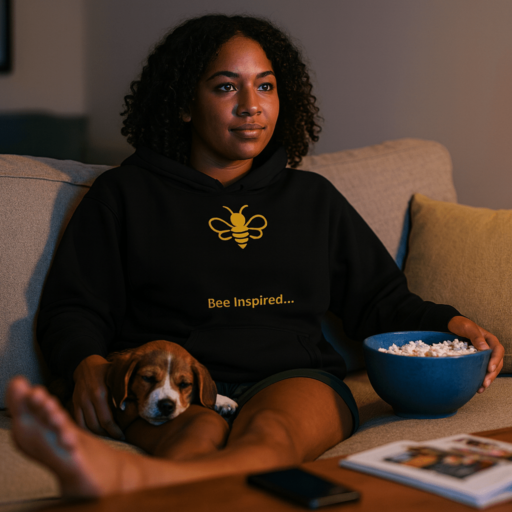 MHA Bee Inspired Hoodie – branded streetwear item