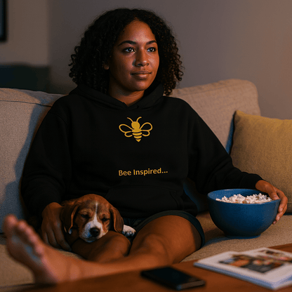 MHA Bee Inspired Hoodie – branded streetwear item