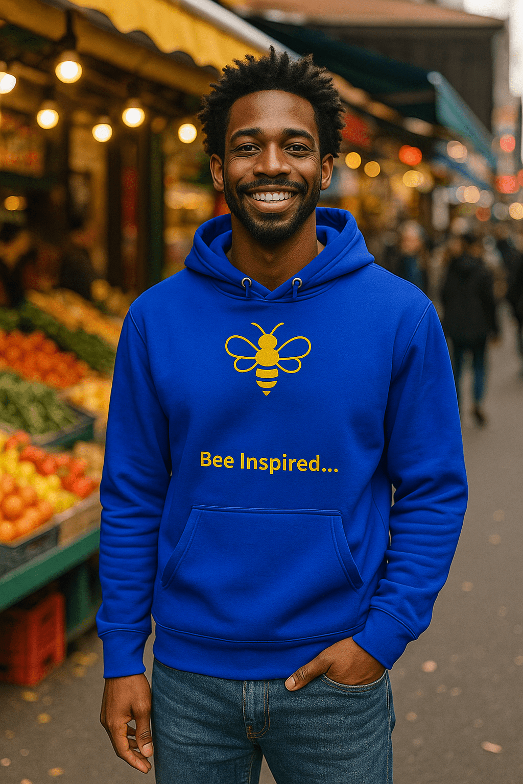 MHA Bee Inspired Hoodie – branded streetwear item
