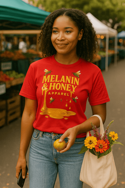 MHA Honey Drip Short-Sleeve T-Shirt – branded streetwear item