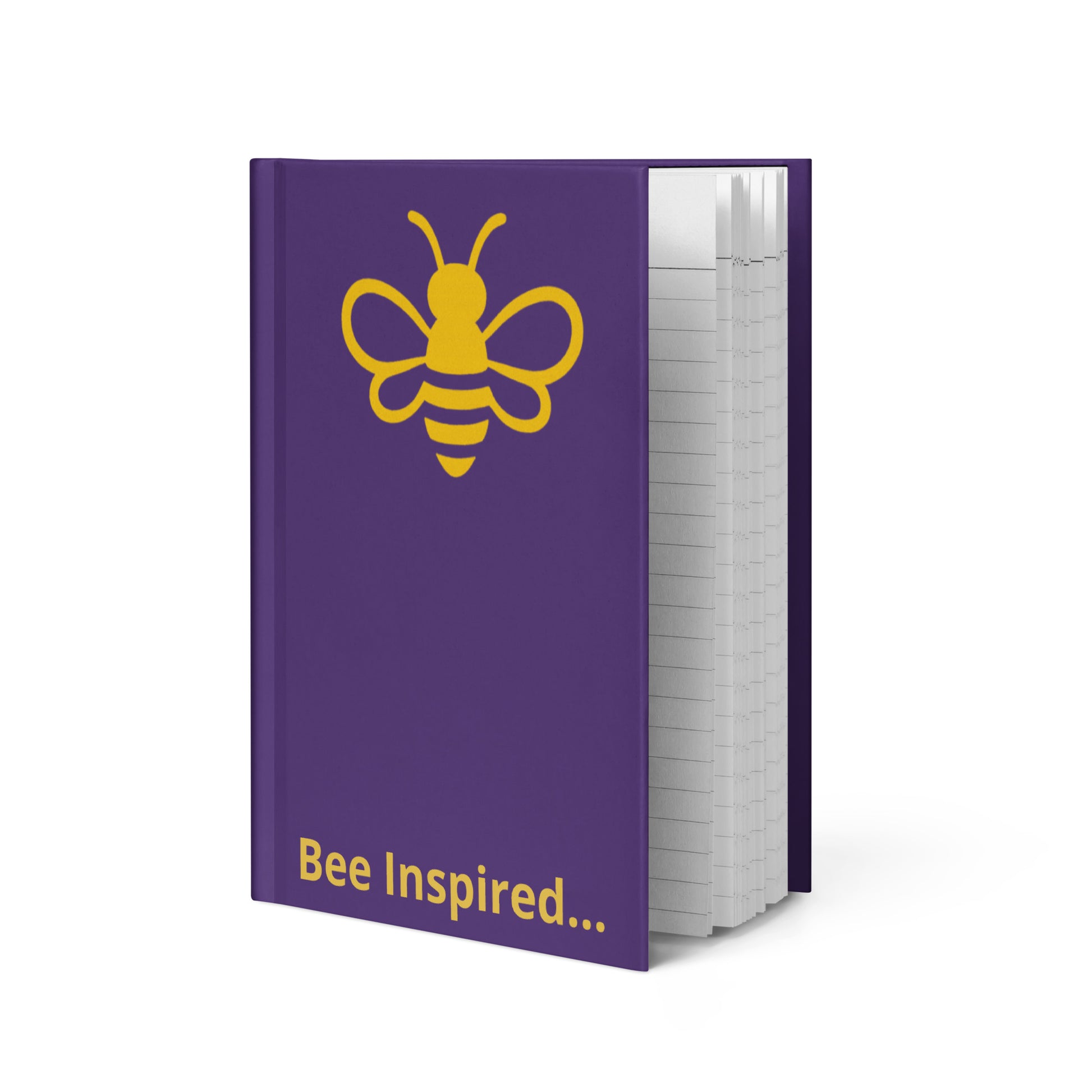 MHA Bee Inspired Hardcover (Purple) Journal – branded streetwear item