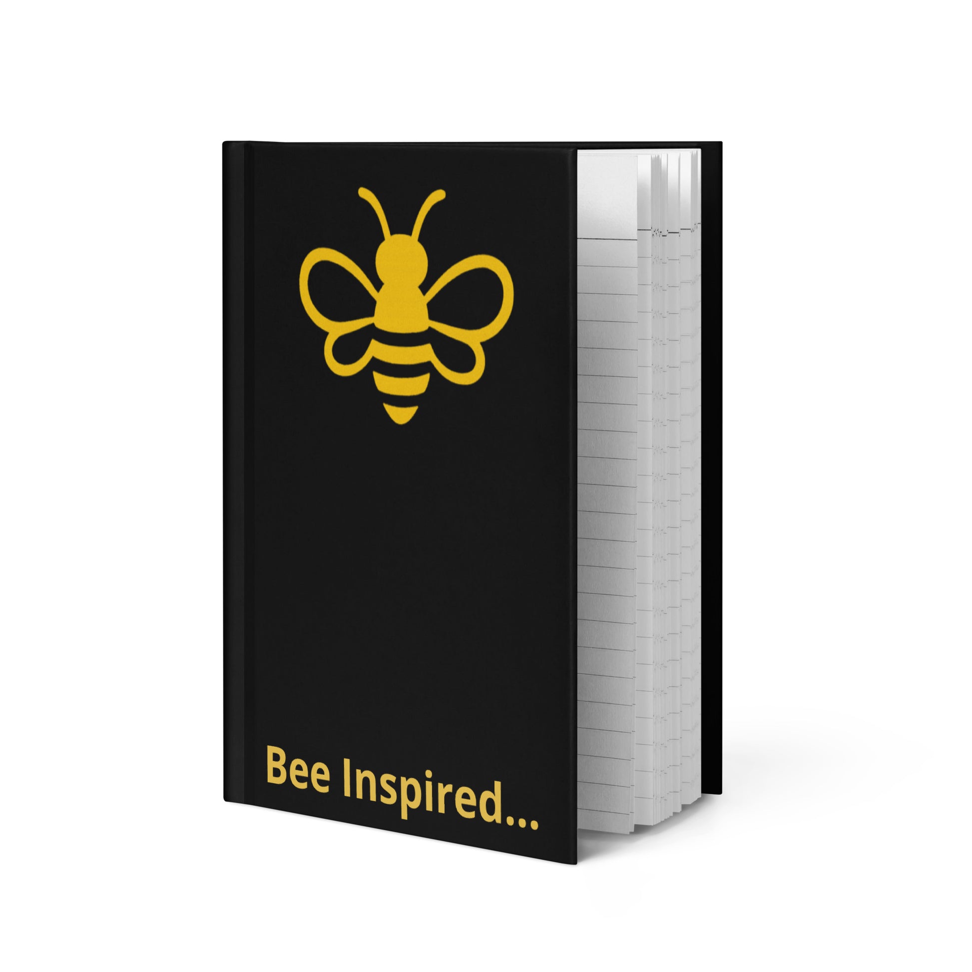 MHA Bee Inspired Hardcover (Black) Journal – branded streetwear item