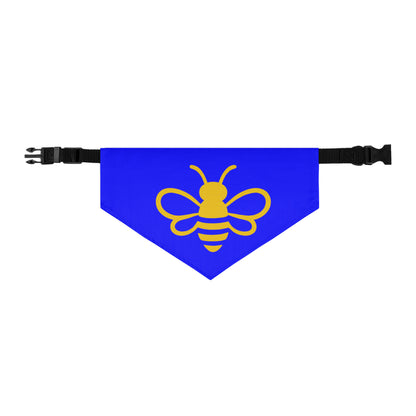 MHA Bee Inspired Pet Bandana (Blue) Collar – branded streetwear item