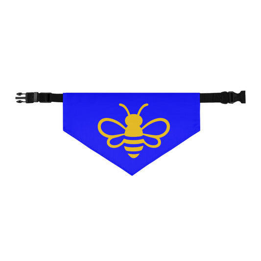 MHA Bee Inspired Pet Bandana (Blue) Collar – branded streetwear item