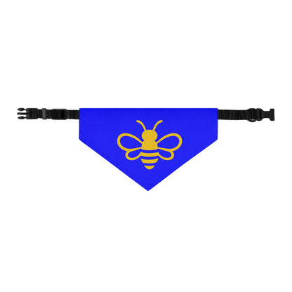 MHA Bee Inspired Pet Bandana (Blue) Collar – branded streetwear item