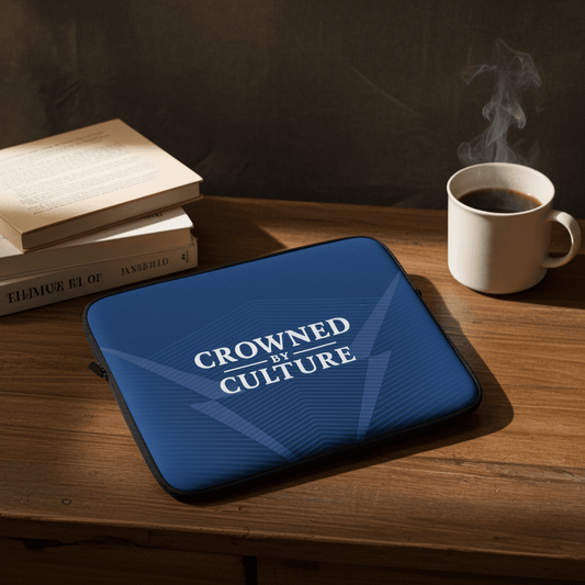 CBC Laptop Sleeve – Culture Blueprint Edition lifestyle product image featuring CBC design and brand styling.