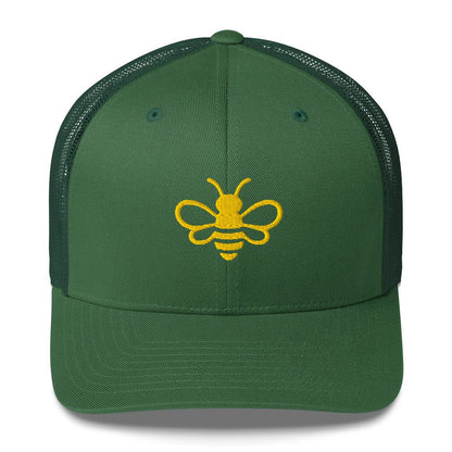 MHA Bee Inspired (EMB) Trucker – branded streetwear item