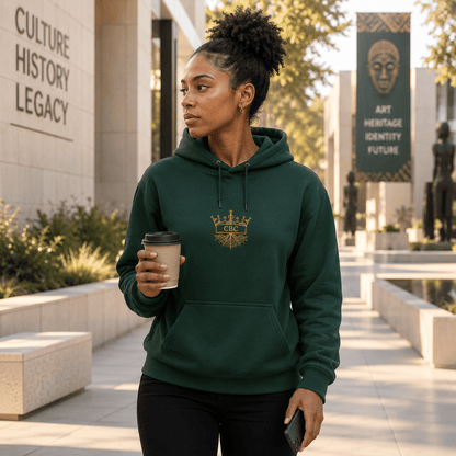 CBC (EMB) Hoodie (Royal Roots) lifestyle product image featuring CBC design and brand styling.