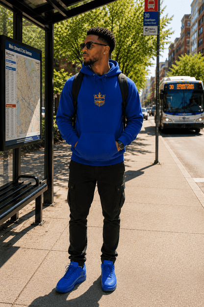 CBC (EMB) Hoodie (Royal Roots) lifestyle product image featuring CBC design and brand styling.