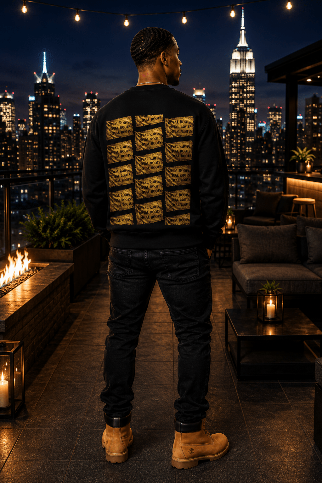 CBC (EMB) Sweatshirt (Royal Roots) lifestyle product image featuring CBC design and brand styling.